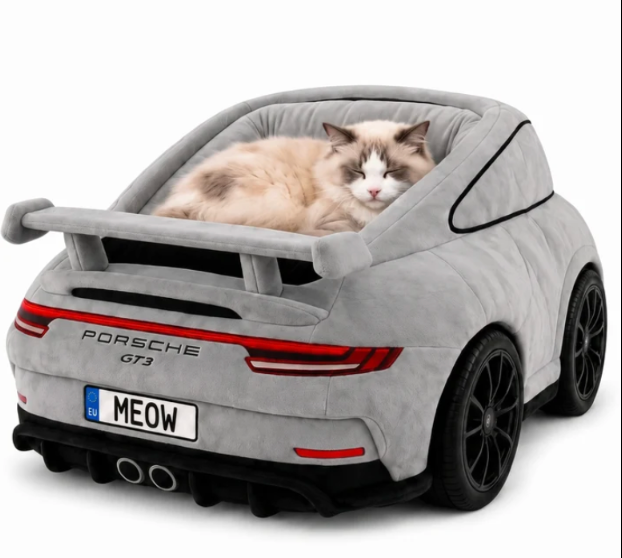 PawGarage™ Luxury Cat Bed